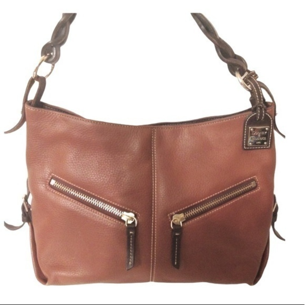 DOONEY & BOURKE 👛 brown leather zipper bag